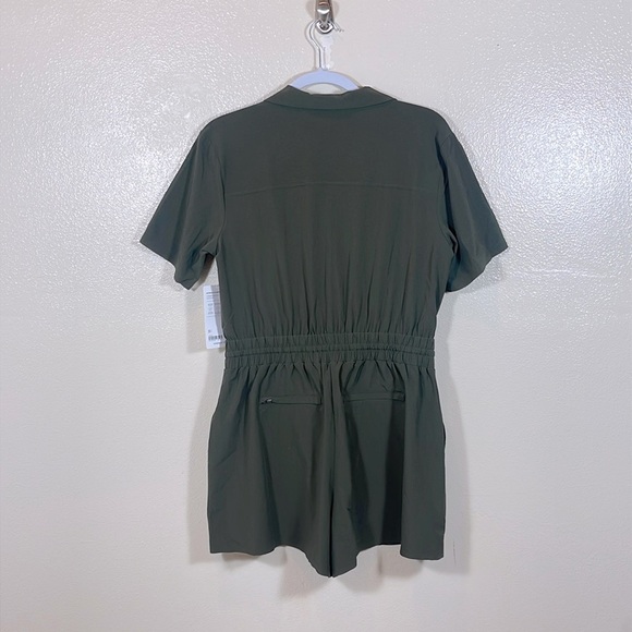 Athleta Avenue Olive Green Romper size small - Picture 6 of 9